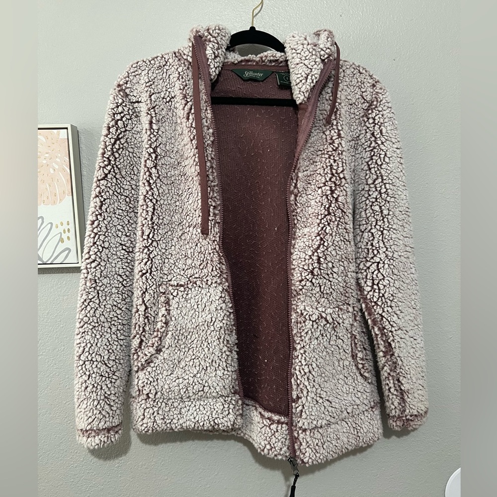 Purple Sherpa Teddy Jacket